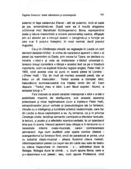 Eugene Ionesco: teme identitare și existențiale