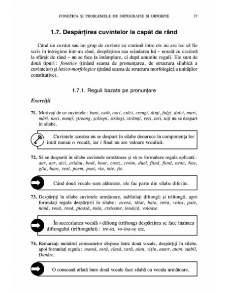 Ghid ortografic și ortoepic al limbii romăne. Exerciții, teste și soluții