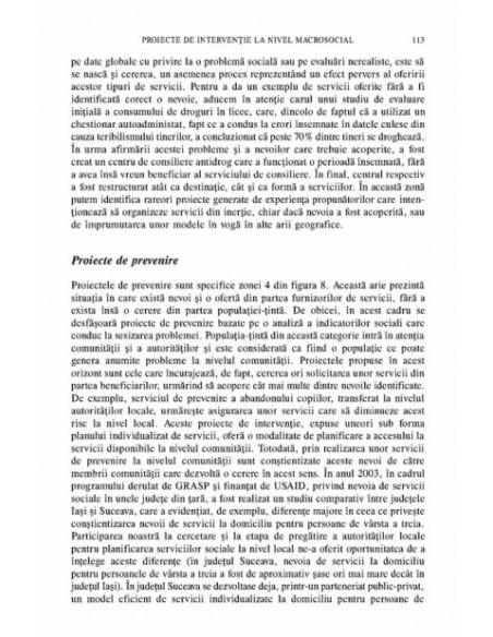 Proiectul de intervenție în asistența socială. De la propunerea de finanțare la proiectele individualizate de intervenție