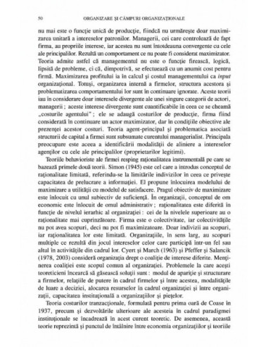 Organizare și cîmpuri... Organizare și cîmpuri...