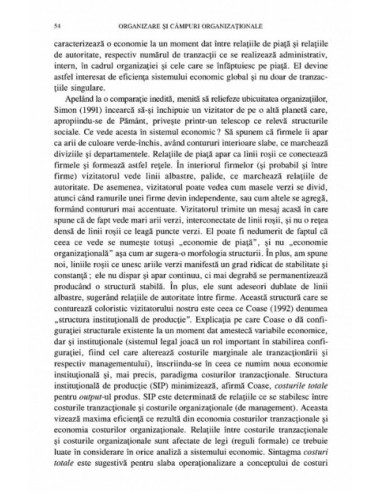 Organizare și cîmpuri... Organizare și cîmpuri...