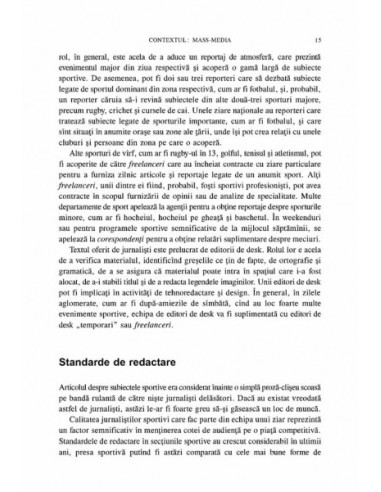 Jurnalismul sportiv. O introducere