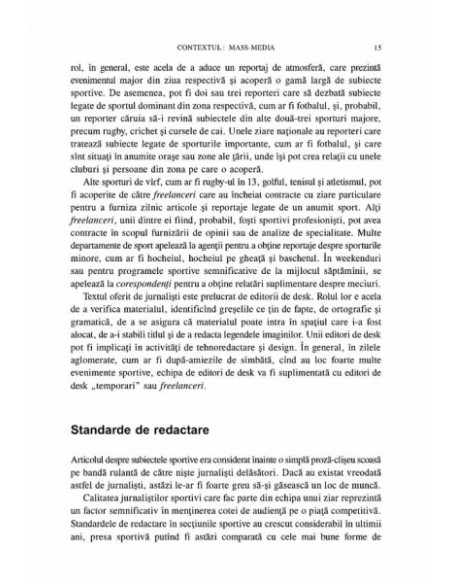 Jurnalismul sportiv. O introducere