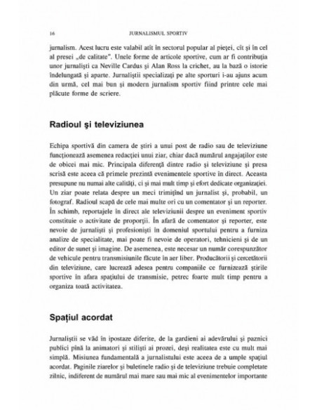 Jurnalismul sportiv. O introducere