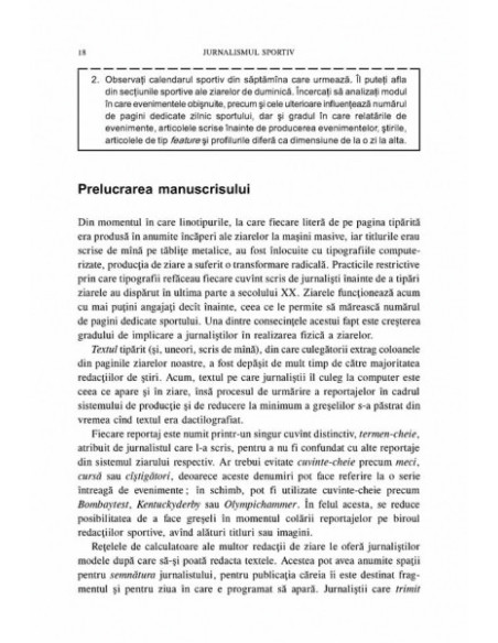 Jurnalismul sportiv. O introducere