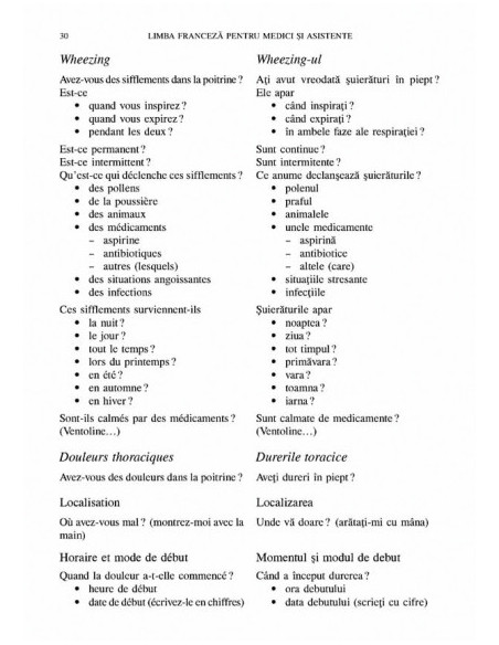 Limba franceză pentru medici și asistente
