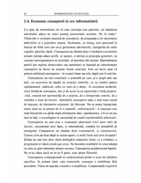 Informatizarea în educație. Aspecte ale virtualizării formării