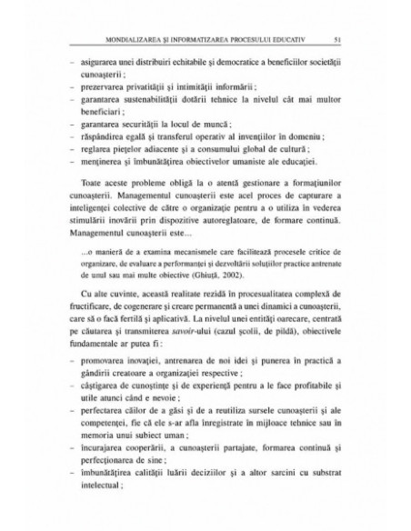 Informatizarea în educație. Aspecte ale virtualizării formării