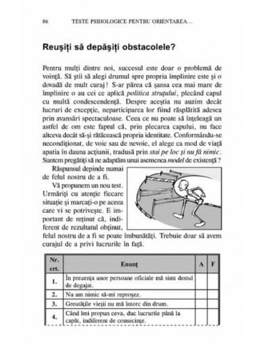 Teste psihologice pentru orientarea...