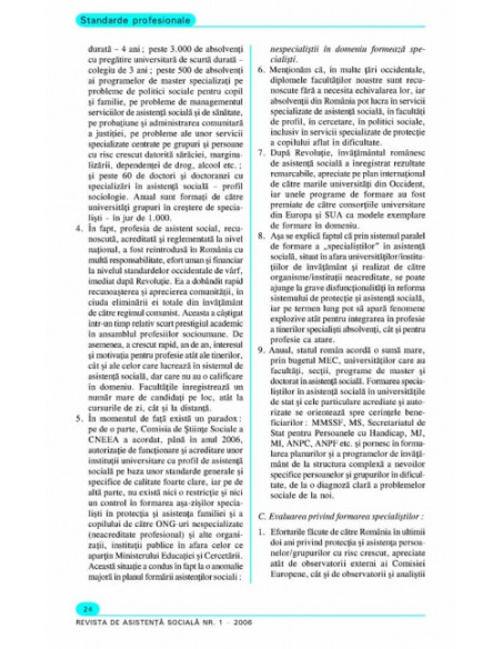 Revista de Asistență Socială. Nr. 1/2006