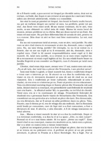 Între patrii. Mărturii despre...