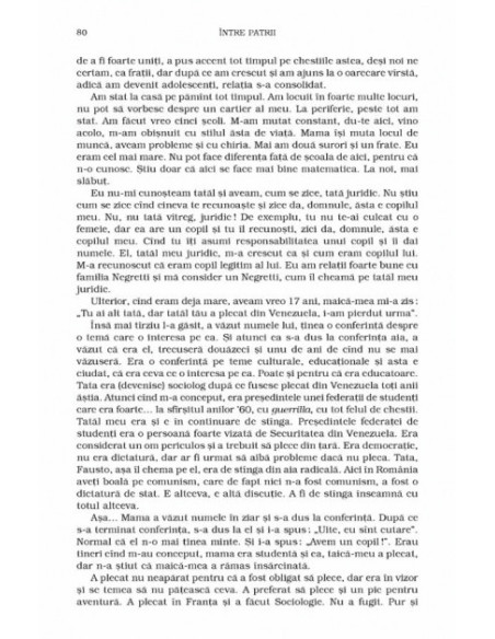 Între patrii. Mărturii despre identitate și exil