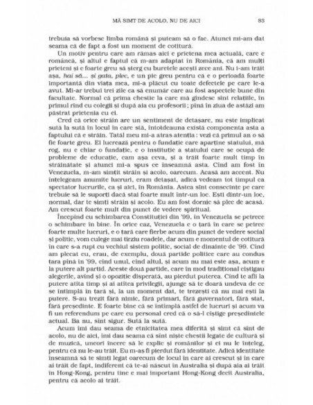 Între patrii. Mărturii despre identitate și exil