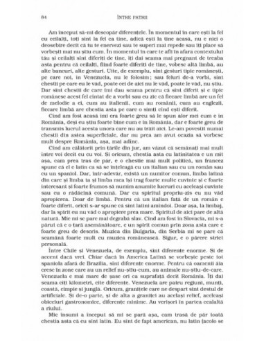 Între patrii. Mărturii despre...