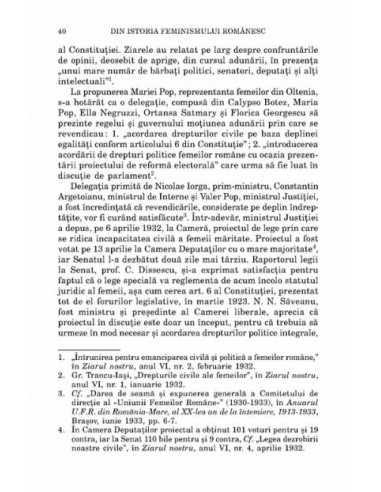 Din istoria feminismului românesc....