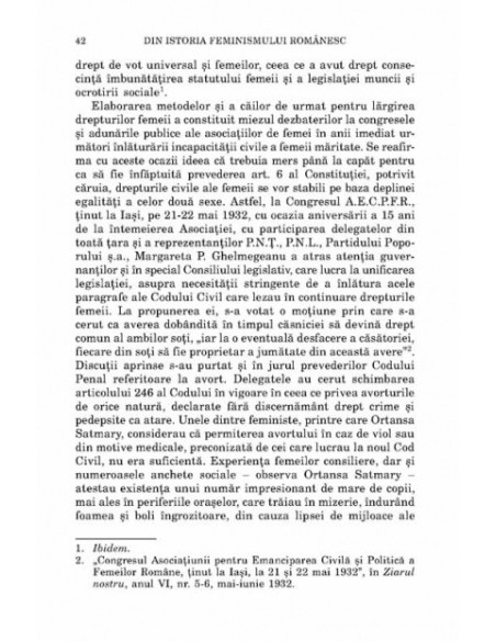 Din istoria feminismului românesc. Studiu și antologie de texte (1929-1948)