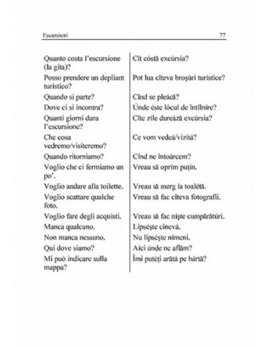 Ghid de conversație italian-român