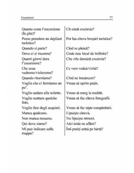 Ghid de conversație italian-român