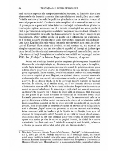 Tentaţia lui homo europaeus