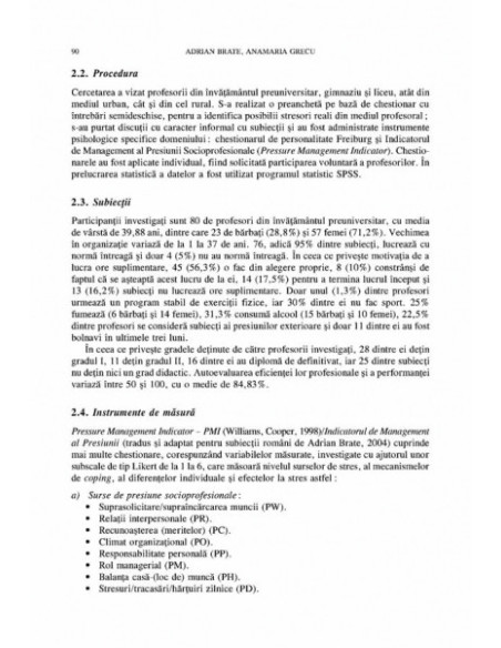 Revista de Psihologie Organizaţională. Vol. VI, Nr. 1-2/2006