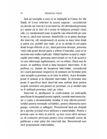 Povestea vieții. Interviul