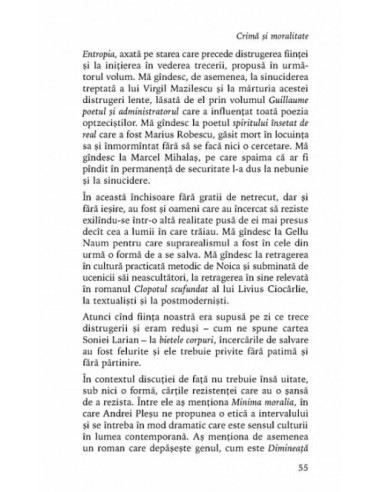 Crimă şi moralitate. Eseuri şi...