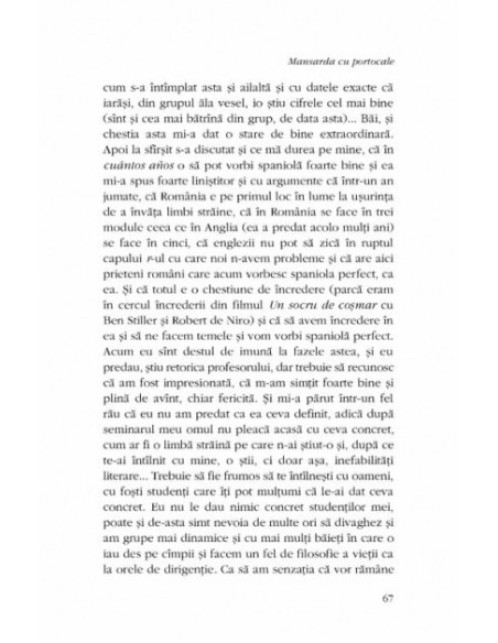 Mansarda cu portocale. Puzzle spaniol