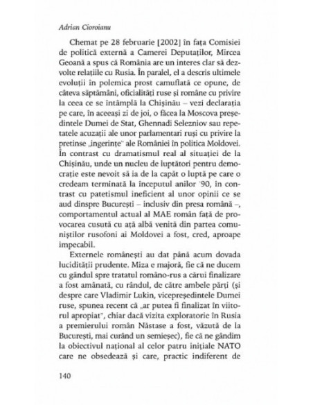 Sic transit gloria... Cronica subiectivă a unui cincinal în trei ani şi jumătate (mai 2001-octombrie 2004)