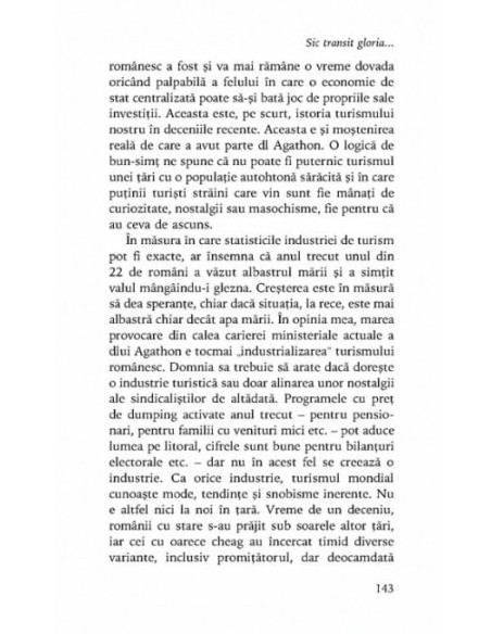 Sic transit gloria... Cronica subiectivă a unui cincinal în trei ani şi jumătate (mai 2001-octombrie 2004)