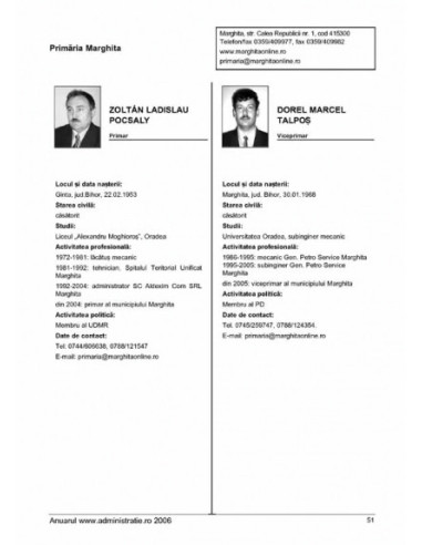 Anuarul www.administrație.ro/ 2006