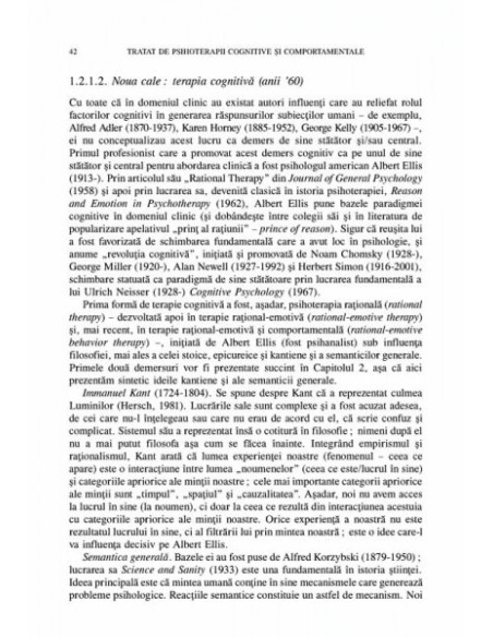 Tratat de psihoterapii cognitive şi comportamentale