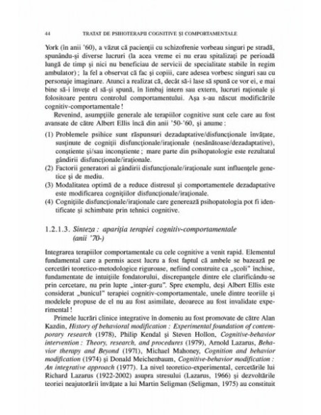Tratat de psihoterapii cognitive şi comportamentale