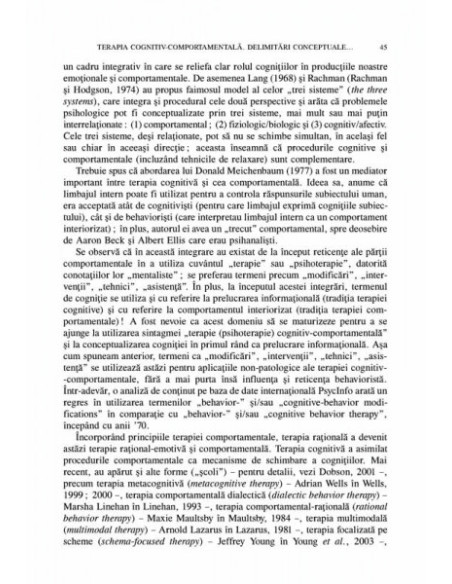 Tratat de psihoterapii cognitive şi comportamentale