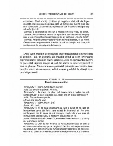 Terapii scurte de grup. Comportamente...