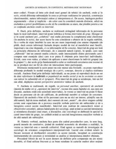 Ancheta sociologică și sondajul de...