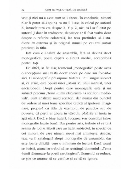 Cum se face o teză de licenţă