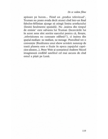 De ce vedem filme. Et in Arcadia Cinema