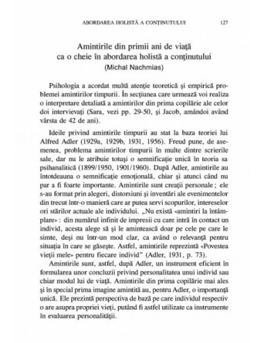 Cercetarea narativă. Citire, analiza... Cercetarea narativă. Citire, analiza...