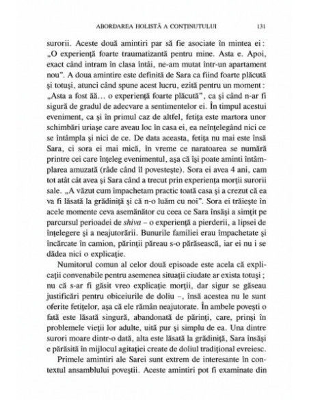 Cercetarea narativă. Citire, analiza și interpretare