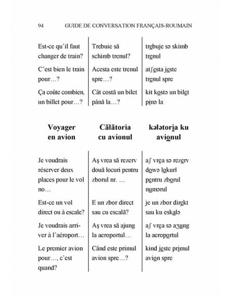Ghid de conversație francez-român