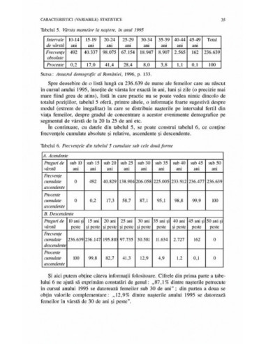 Metode statistice aplicate în...