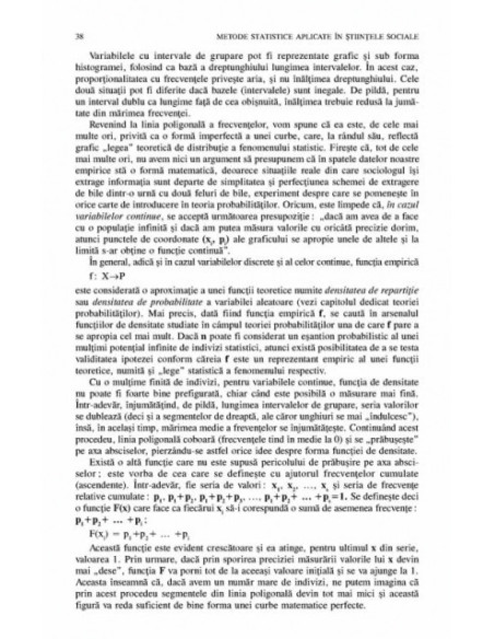 Metode statistice aplicate în științele sociale