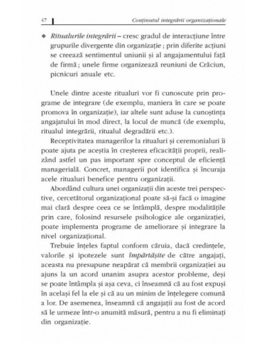 Integrarea în organizaţii. Paşi spre...