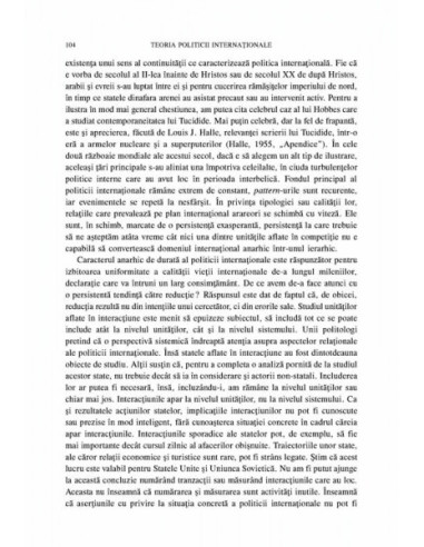 Teoria politicii internaționale Teoria politicii internaționale