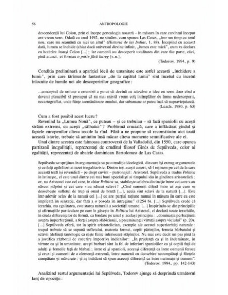 Antropologie. Cinci introduceri