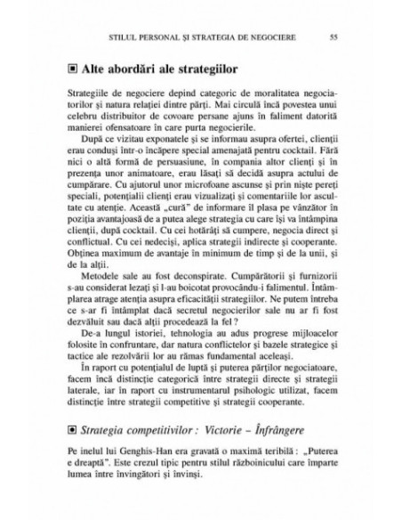 Antrenamentul abilităţilor de negociere