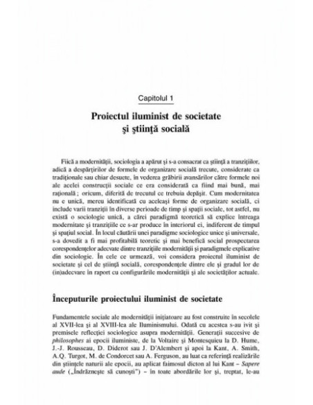 Sociologie și modernitate. Tranziții spre modernitatea reflexivă
