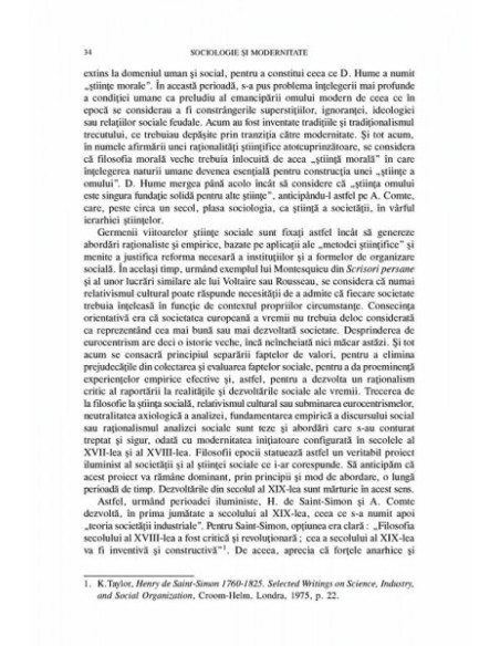 Sociologie și modernitate. Tranziții spre modernitatea reflexivă