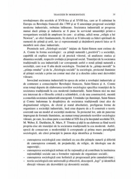 Sociologie și modernitate. Tranziții spre modernitatea reflexivă