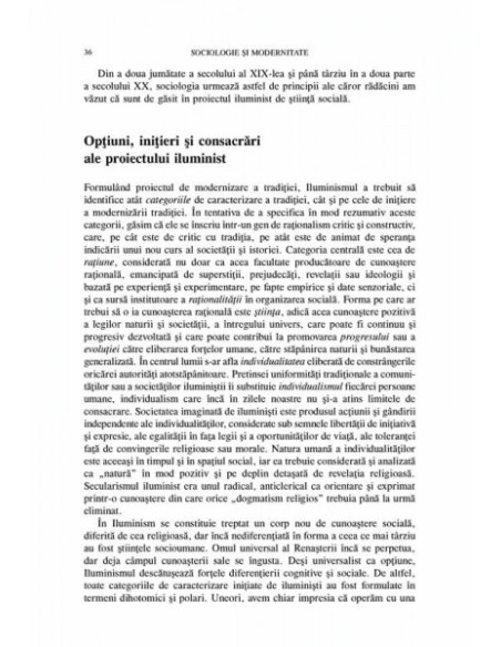 Sociologie și modernitate. Tranziții spre modernitatea reflexivă